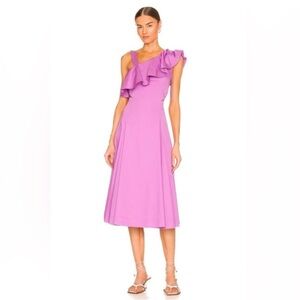 Veronica Beard Beilla Dress Vidid Orchid Sz8